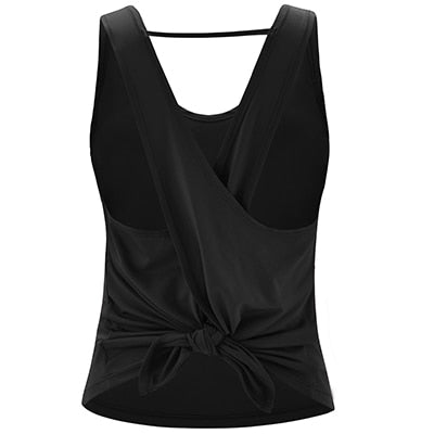 Fitness Clothing Yoga Shirts Women Backless Gym Tops Athletic Sports Workout Fitness Vest Activewear Women Sleeveless Shirts